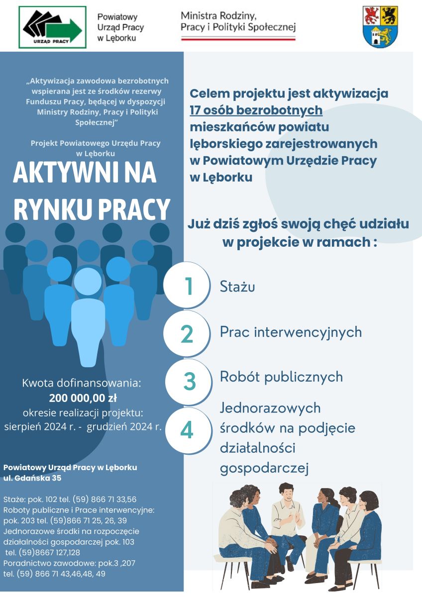 Zdjęcie: Projekt pn. „Aktywni na rynku pracy”